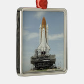 Space shuttle Atlantis 2 Metalen Ornament (Rechts)
