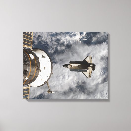 Space Shuttle Atlantis 3 Canvas Afdruk (Voorkant)