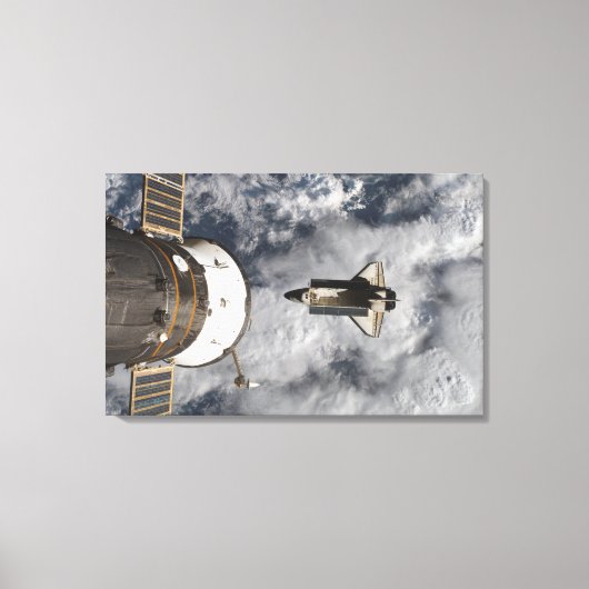 Space Shuttle Atlantis 3 Canvas Afdruk (Voorkant)