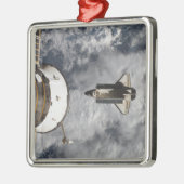 Space Shuttle Atlantis 3 Metalen Ornament (Links)