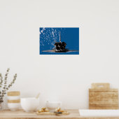Space Shuttle Atlantis 3 Poster (Keuken)