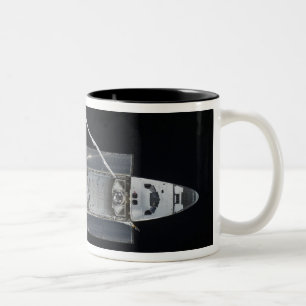 Space shuttle Atlantis 4 Tweekleurige Koffiemok
