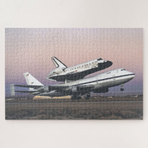 Space Shuttle Atlantis Atop Nasa's 747 Legpuzzel