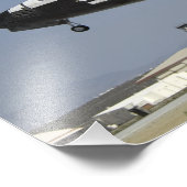 Space Shuttle Atlantis bereidt de landing voor Foto Afdruk (Hoek)