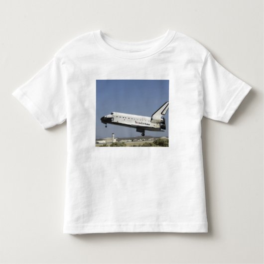 Space Shuttle Atlantis bereidt de landing voor Kinder Shirts (Voorkant)