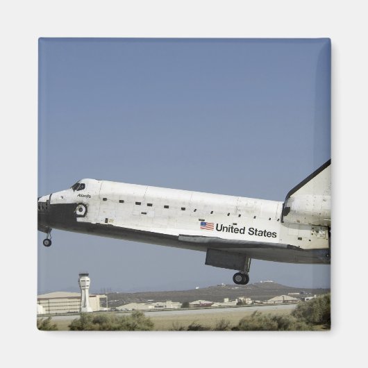 Space Shuttle Atlantis bereidt de landing voor Magneet (Voorkant)