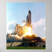 Space Shuttle Atlantis Blasts off Poster (Voorkant)