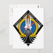 Space Shuttle Atlantis Briefkaart (Voorkant / Achterkant)