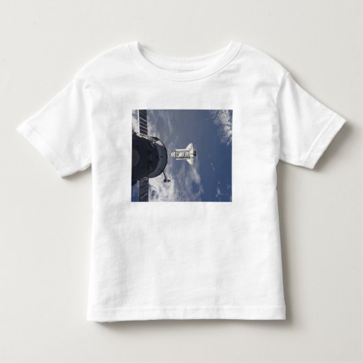 Space Shuttle Atlantis en een Russisch ruimtevaart Kinder Shirts
