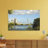 Space Shuttle Atlantis en Endeavor Canvas Afdruk (Insitu (Woonkamer))