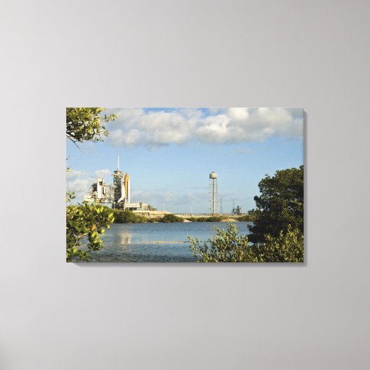Space Shuttle Atlantis en Endeavor Canvas Afdruk (Voorkant)
