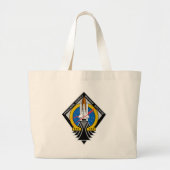 Space Shuttle Atlantis Grote Tote Bag (Voorkant)