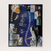 Space Shuttle Atlantis Hommage Legpuzzel (Verticaal)