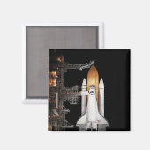 Space shuttle Atlantis is klaar Magneet (Voorkant / Achterkant)