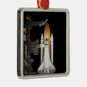 Space shuttle Atlantis is klaar Metalen Ornament (Rechts)