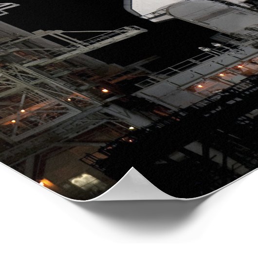 Space shuttle Atlantis is klaar Poster (Hoek)