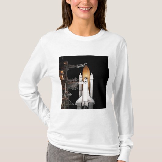 Space shuttle Atlantis is klaar T-shirt (Voorkant)