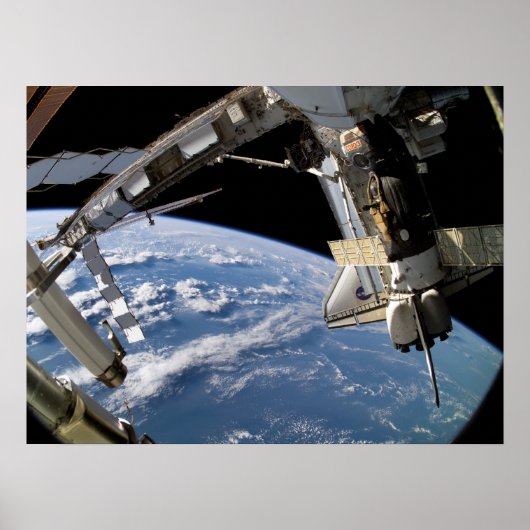Space Shuttle Atlantis & ISS (STS-115) Poster (Voorkant)