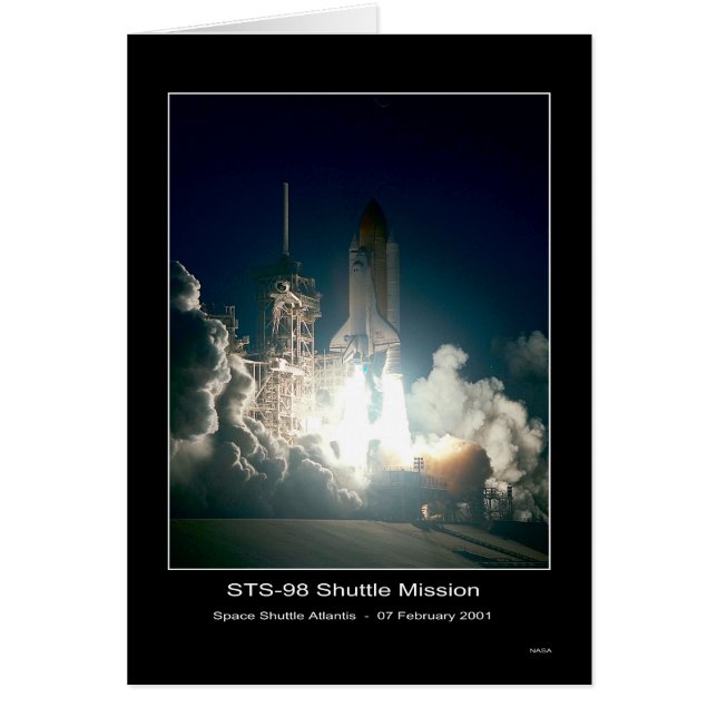 Space Shuttle Atlantis Lift-off - 7 februari 2001 (Voorkant)
