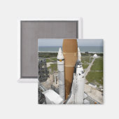 Space shuttle Atlantis Magneet (Voorkant / Achterkant)