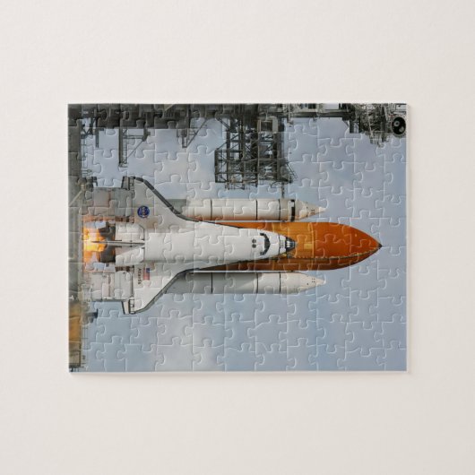 Space Shuttle Atlantis Photo Puzzle avec Tin (Horizontal)