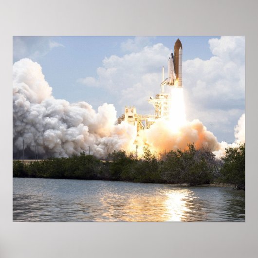 Space Shuttle Atlantis Poster (Voorkant)