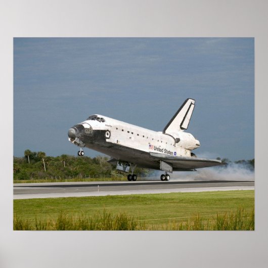 Space Shuttle Atlantis Poster (Voorkant)
