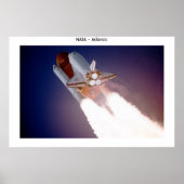 Space shuttle Atlantis Poster (Voorkant)