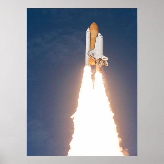 Space Shuttle Atlantis Poster (Voorkant)