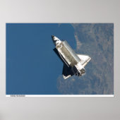 Space Shuttle Atlantis Poster (Voorkant)