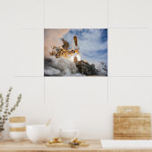 Space Shuttle Atlantis Poster (Keuken)