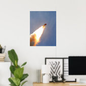 Space Shuttle Atlantis Poster (Thuiskantoor)