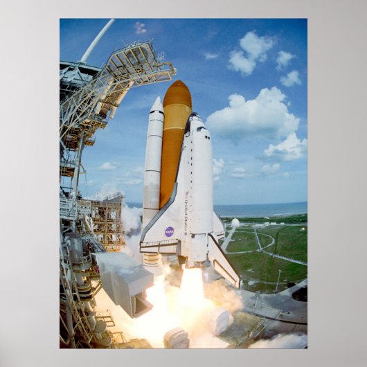 Space Shuttle Atlantis Poster (Voorkant)