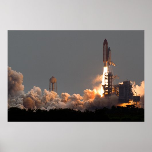 Space Shuttle Atlantis Poster (Voorkant)
