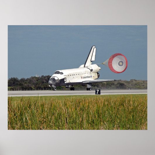 Space Shuttle Atlantis Poster (Voorkant)