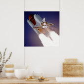Space Shuttle Atlantis Poster (Keuken)