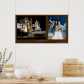 Space Shuttle Atlantis Poster (Keuken)
