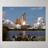 Space Shuttle Atlantis Poster (Voorkant)