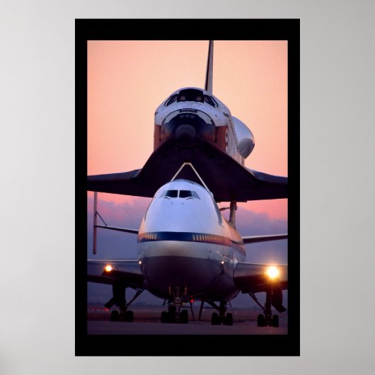 Space Shuttle Atlantis Poster (Voorkant)