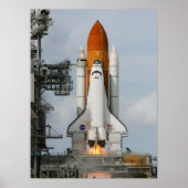 Space Shuttle Atlantis Poster (Voorkant)