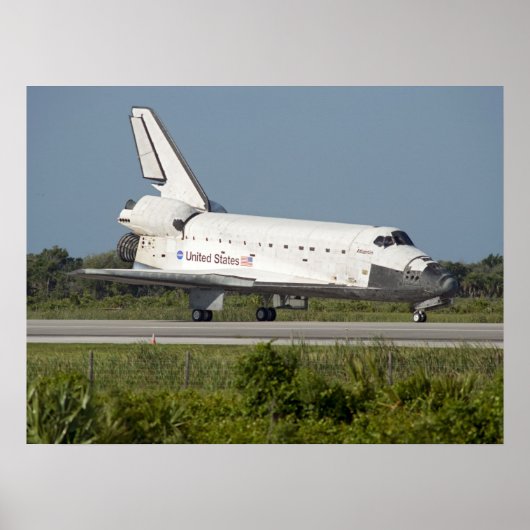 Space Shuttle Atlantis Poster (Voorkant)