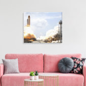 Space Shuttle Atlantis tilt af 21 Canvas Afdruk (Insitu (Woonkamer))