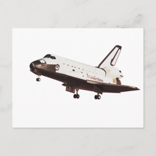 Space Shuttle Challenger Briefkaart (Voorkant)
