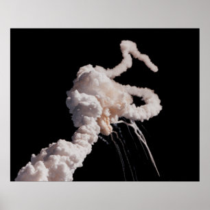 Space Shuttle Challenger Disaster Poster