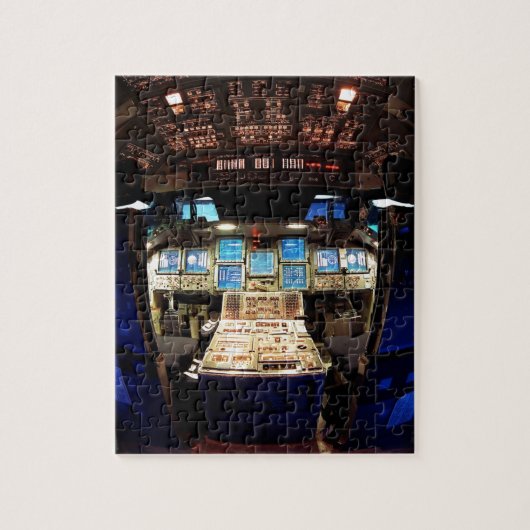 Space Shuttle Cockpit Legpuzzel (Verticaal)