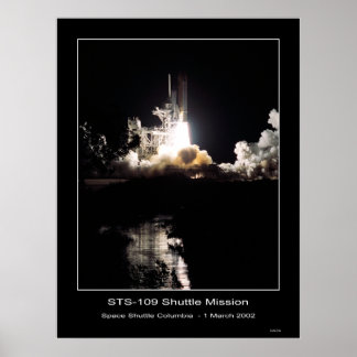 Space Shuttle Columbia Lift-off - 1 maart 2002 Poster