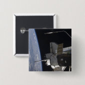 Space Shuttle Discovery 10 Vierkante Button 5,1 Cm (Voorkant /achterkant)