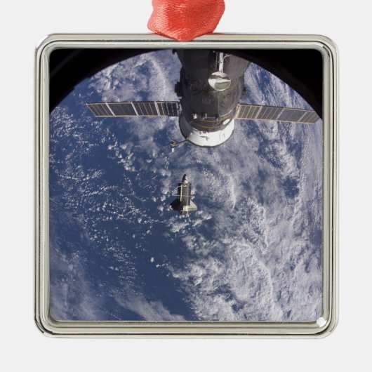 Space Shuttle Discovery 11 Metalen Ornament (Voorkant)
