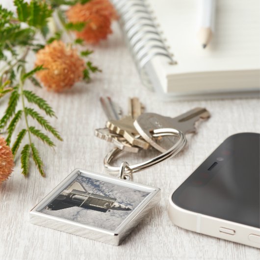 Space Shuttle Discovery 7 Sleutelhanger (Zijkant)