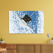 Space Shuttle Discovery 8 Canvas Afdruk (Insitu (Woonkamer))